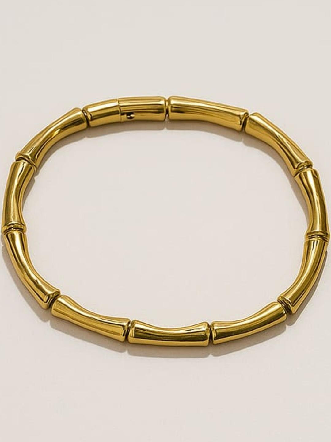 ISHTAARA Women Korean Stainless Steel Gold-Plated Bracelet
