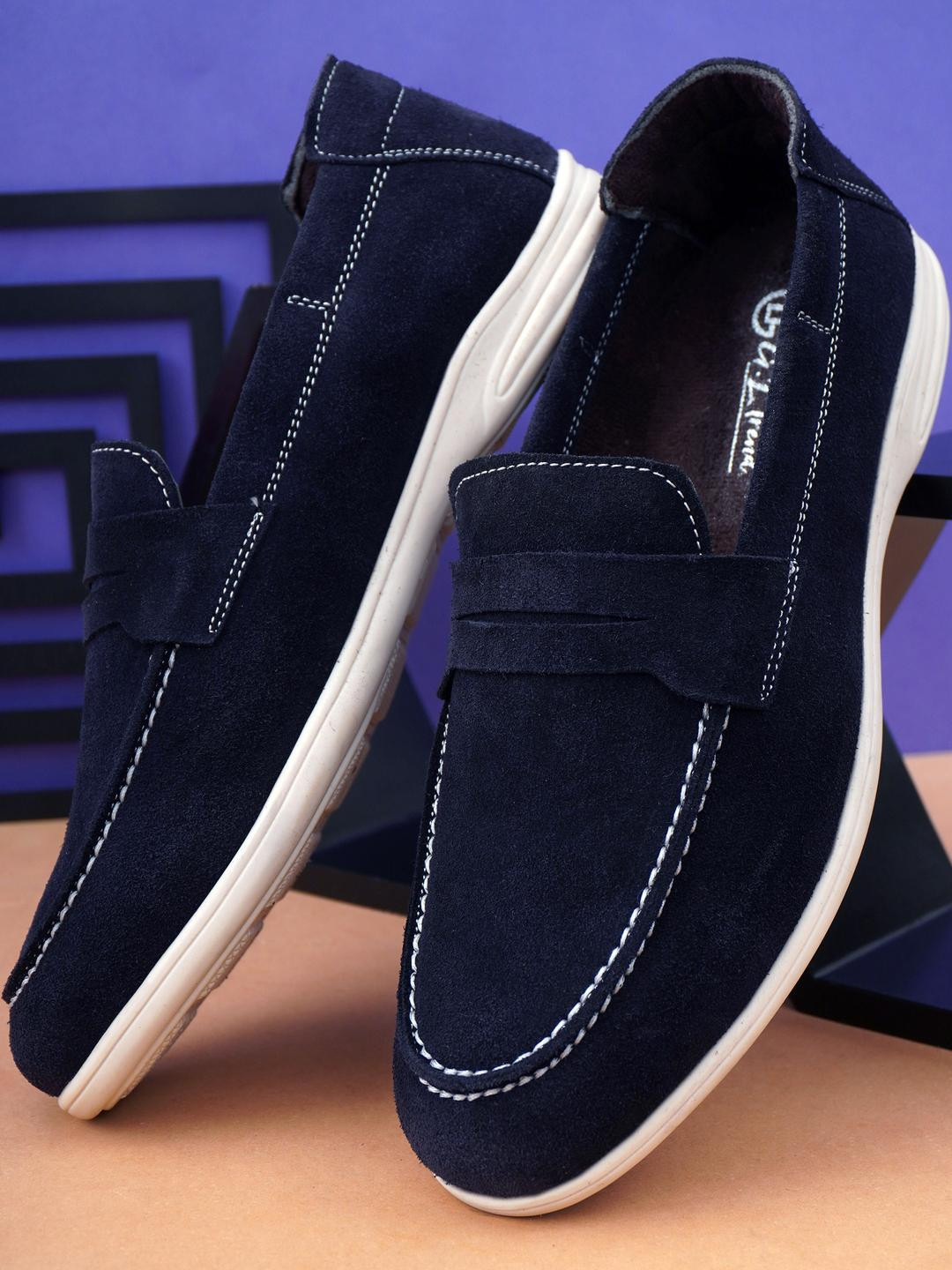 G L Trend Men Suede Slip-on Loafers