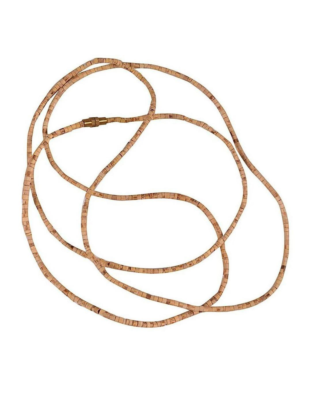 AURRA STORES Brown Thin Tulsi Kanthi Mala