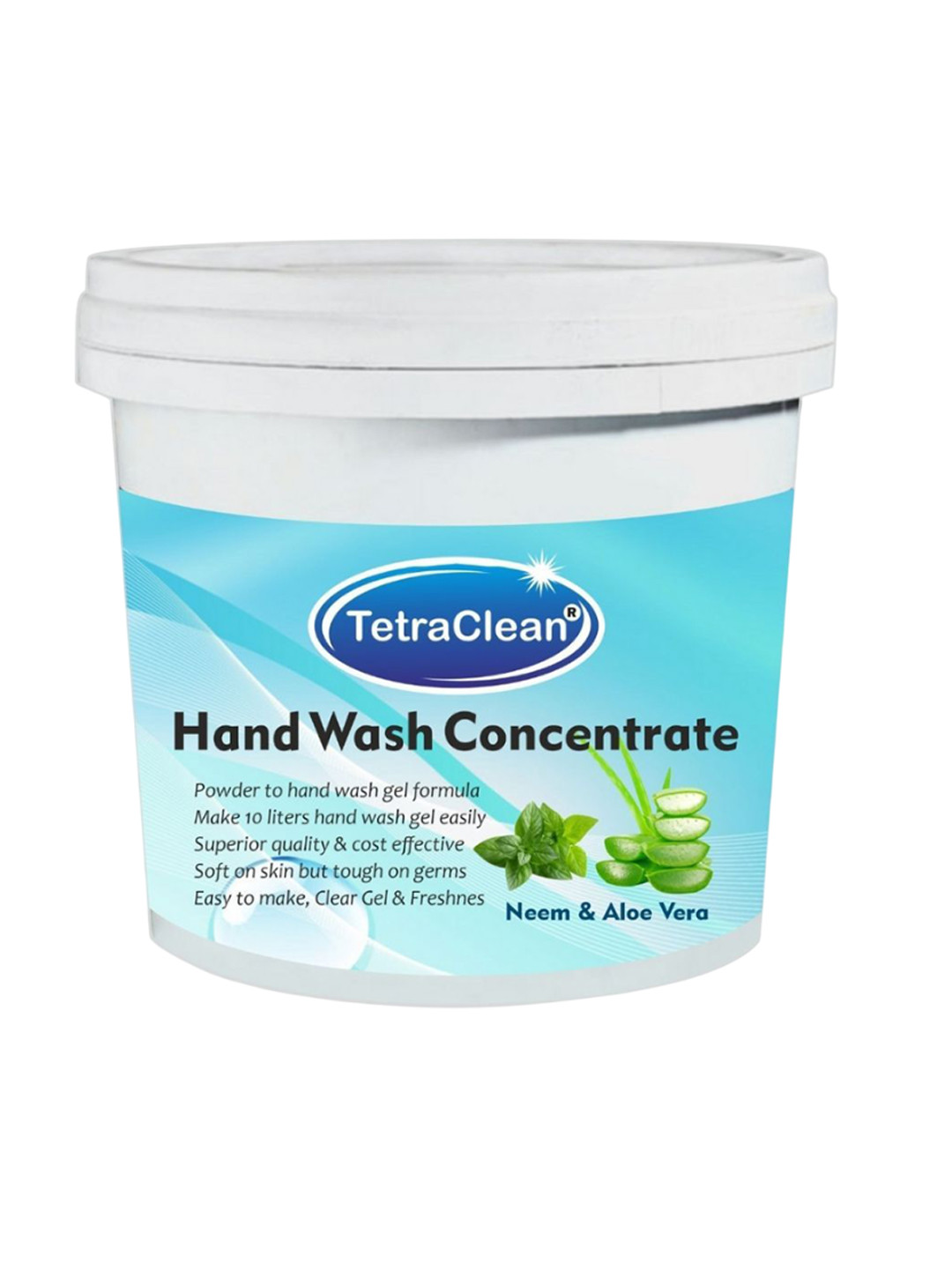 TetraClean Hand Wash Concentrate Powder With Aloe Vera - 500 g