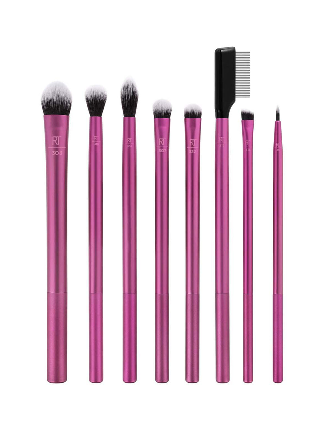 Real Techniques Set of 8 Everyday Eye Essentials Makeup Brush Set