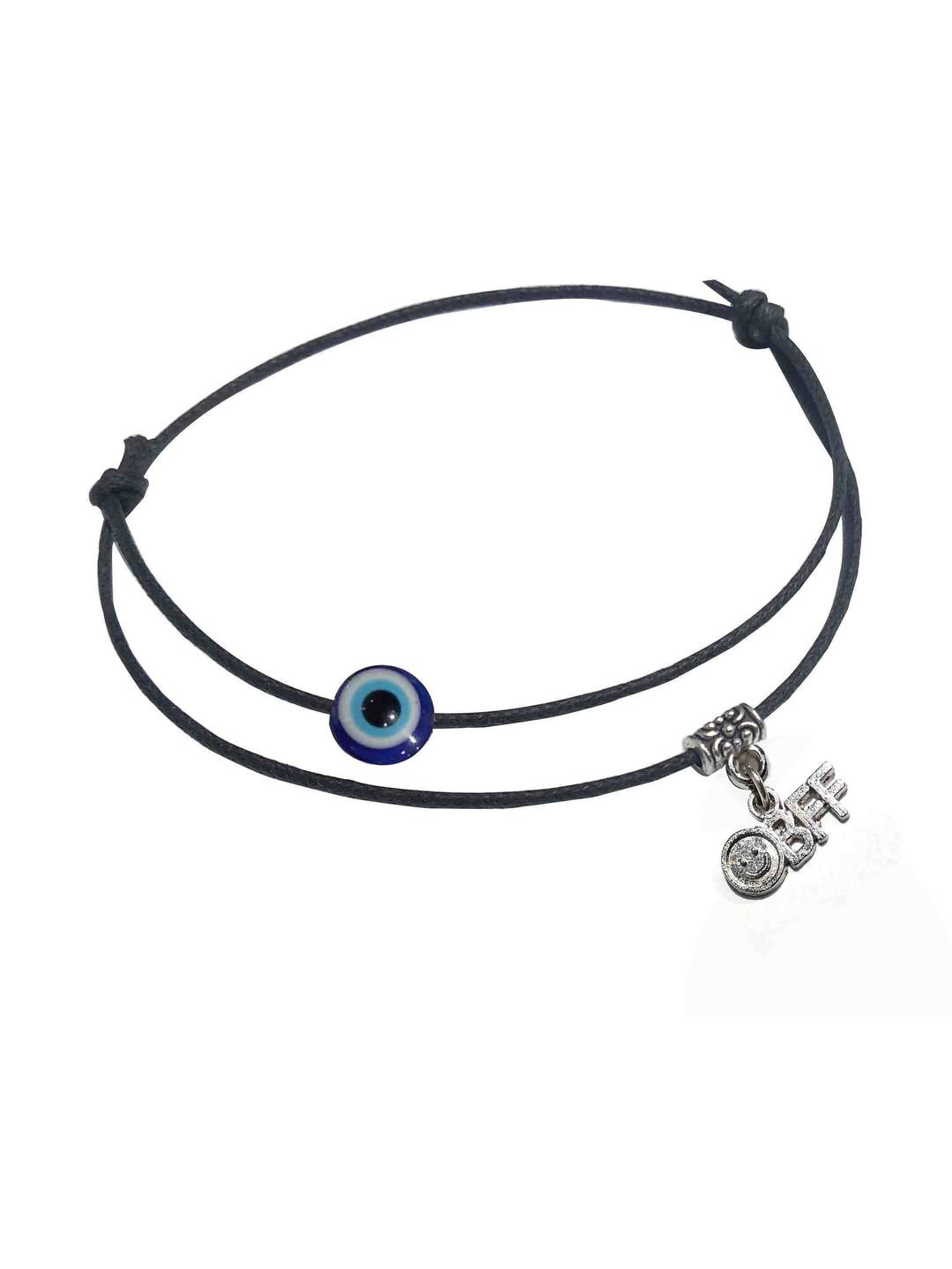 gurjari jewellers Unisex One Piece BFF Charm Evil Eye Anklet