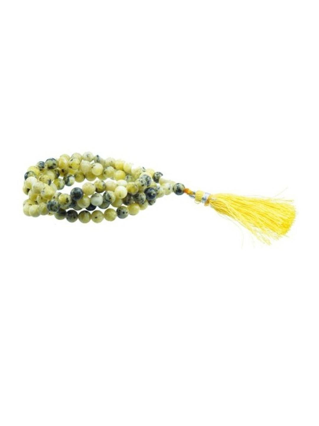 kesar zems Unisex Crystal Beads Mantra Chanting Chain
