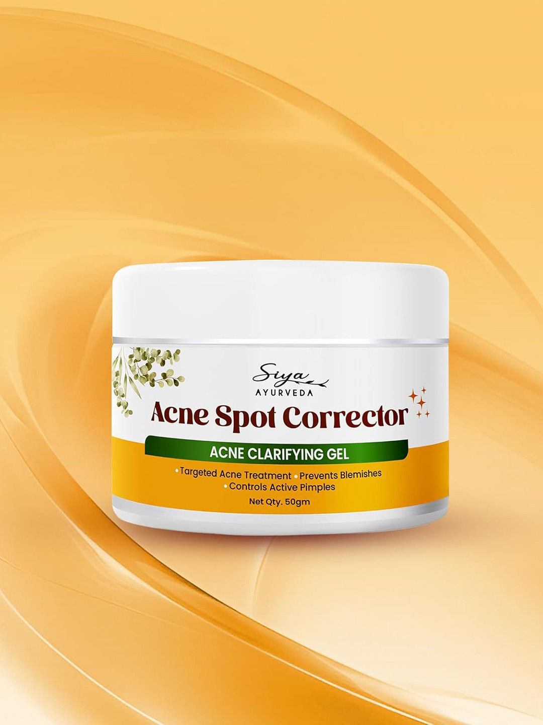 Siya Ayurveda Acne Spot Corrector Gel With Niacinamide & Salicylic Acid - 50 g