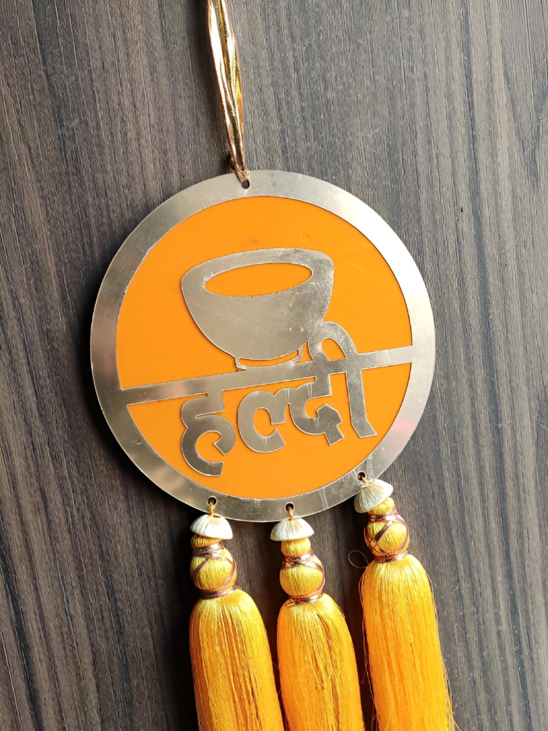 Sellplus Yellow Round Haldi Hanging