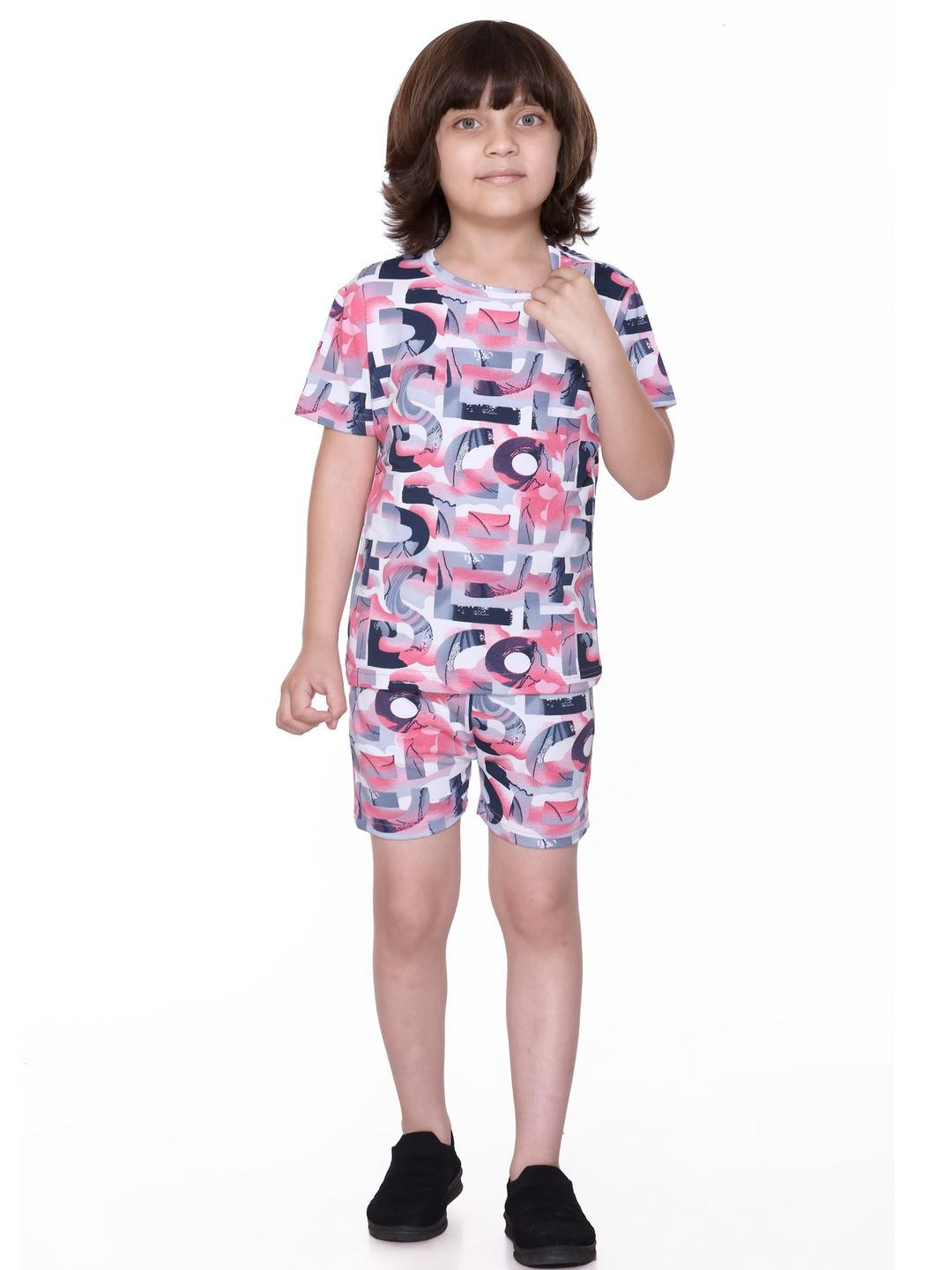 LEE BONEE Kids Printed T-shirt with Shorts