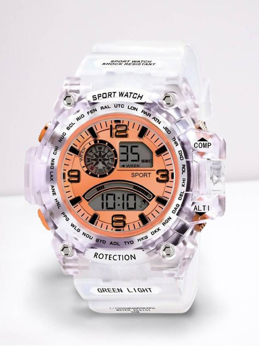 Hala Men Solid Round Tang Regular Analogue and Digital Watch