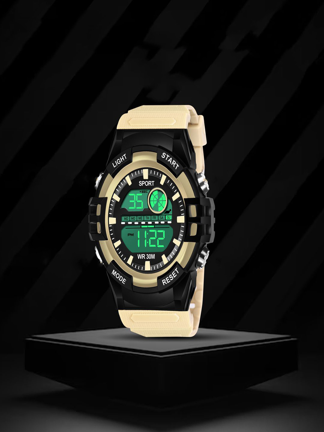 Hala Men Solid Round Tang Regular Digital Watch-1060