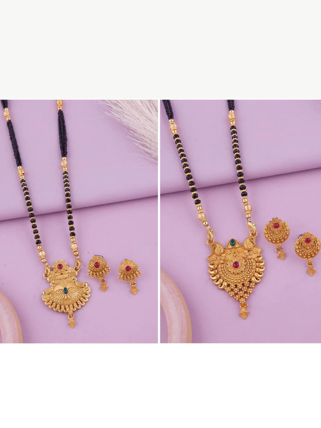 Metal (Pack of 2) Gold-plated Gold Jewellery Set