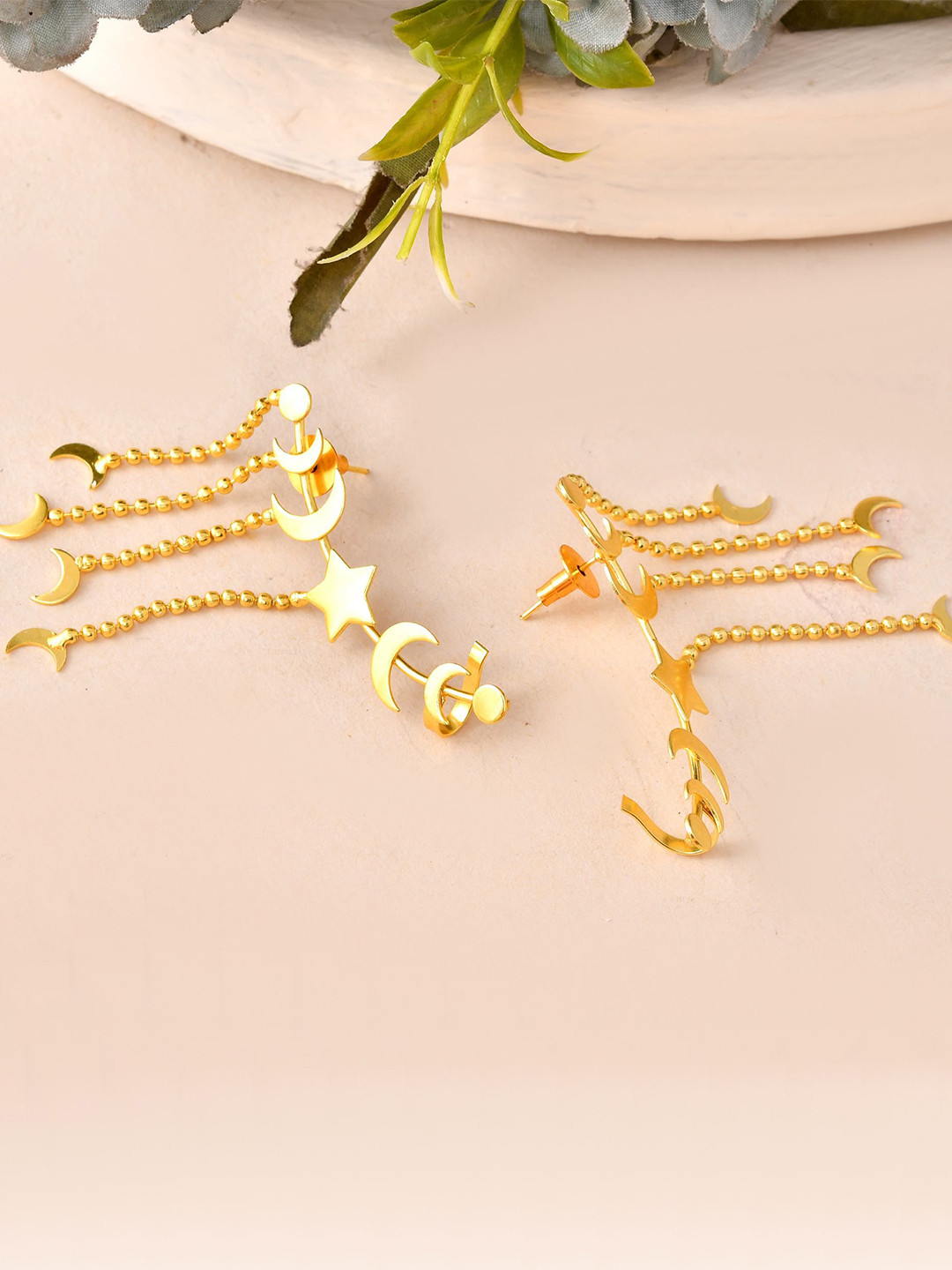 VOJ 18K Gold-Plated Anti Tarnish Openable Classic Ear Cuff