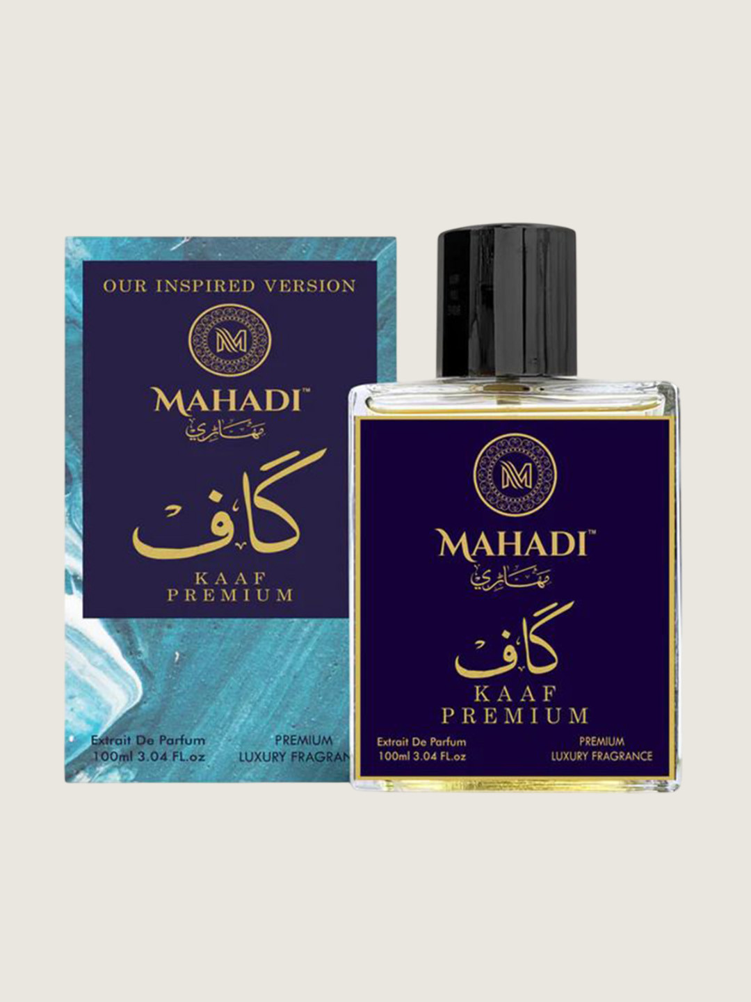 Mahadi Men Kaaf Premium Fresh & Sophisticated Eau De Parfum - 100 ml