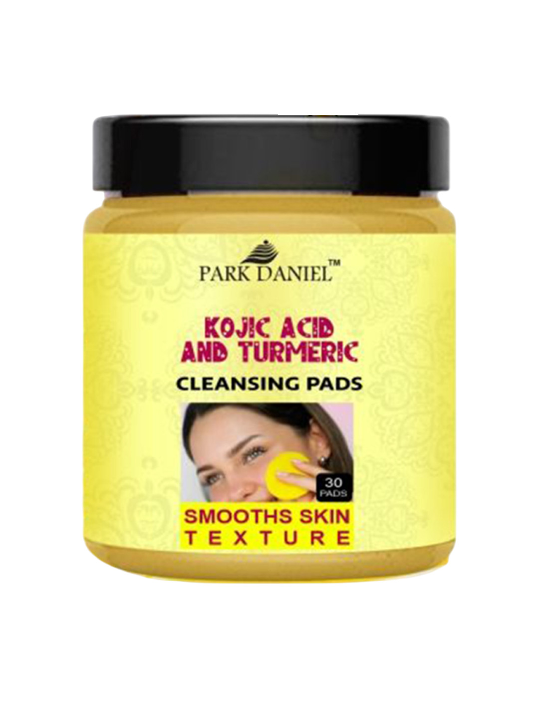 Park Daniel Kojic Acid & Turmeric Tan Removal & Oil Control Cleansing Pads - 30 Pulls