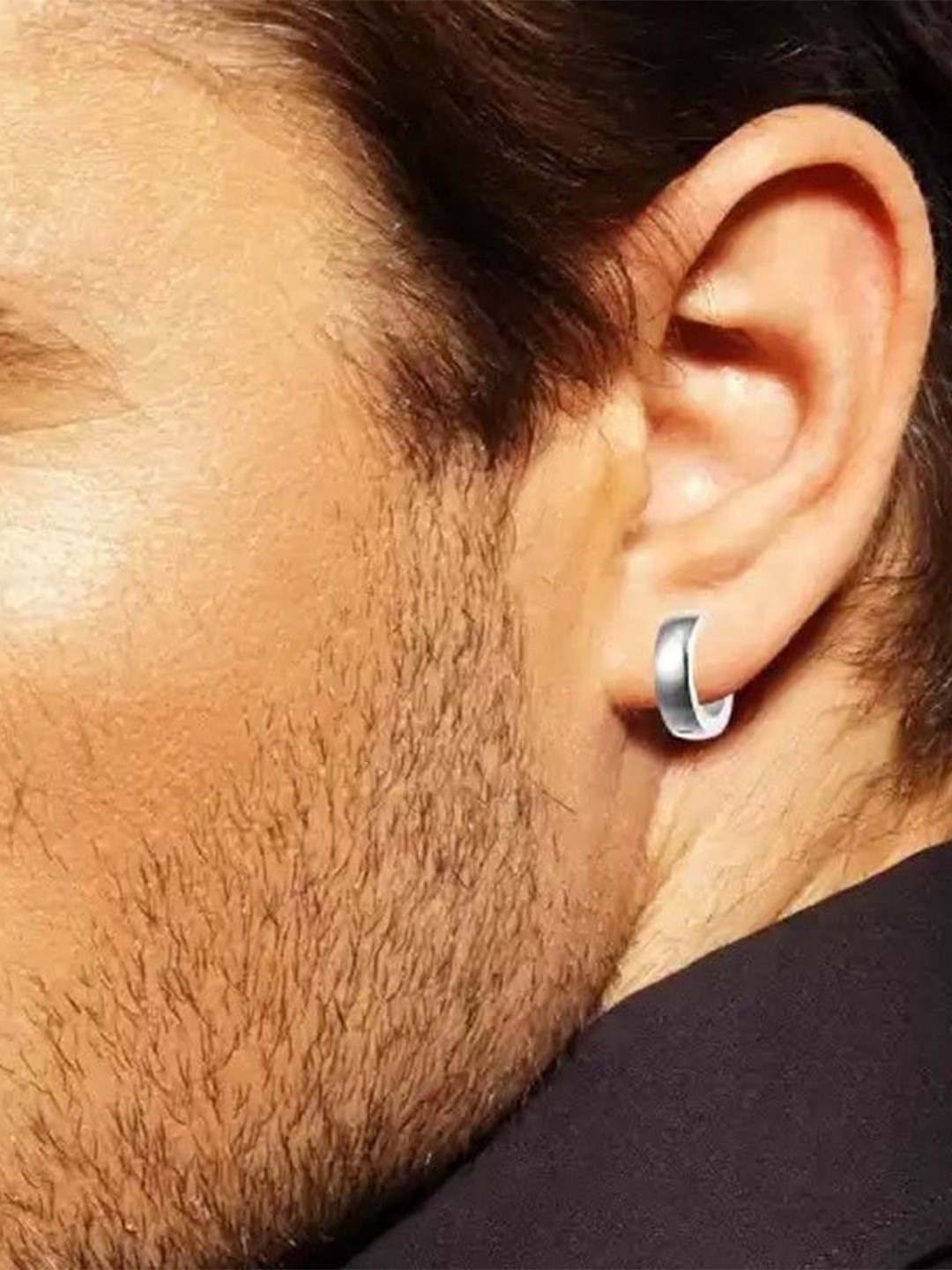 shobhram Men Circular Hoop Earring