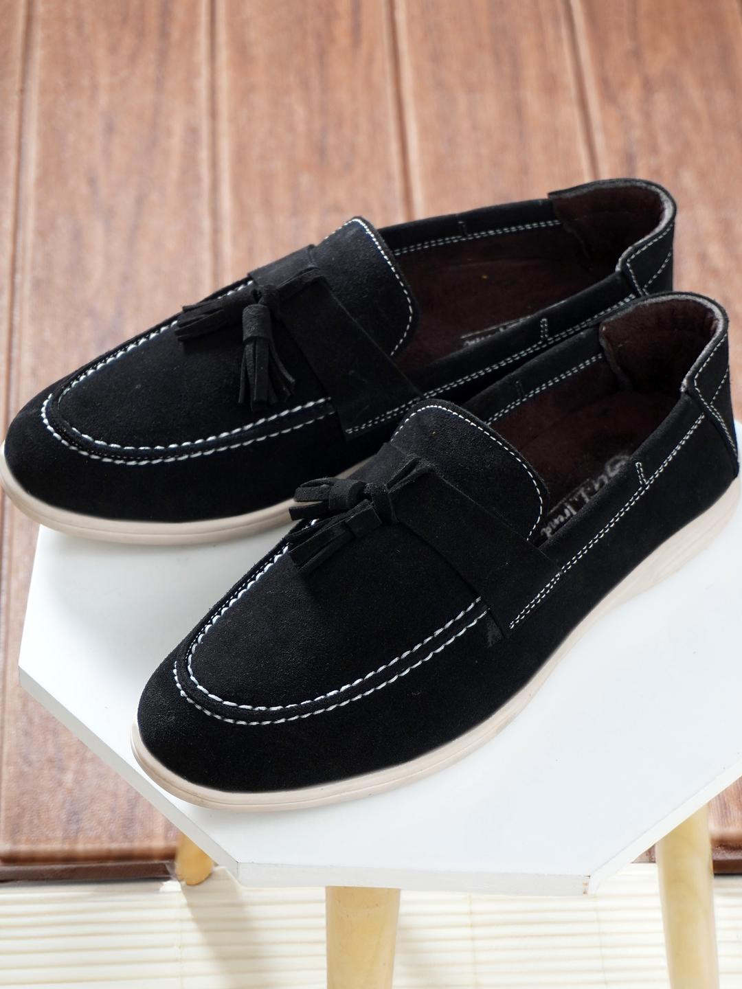 G L Trend Men Suede Leather Loafers