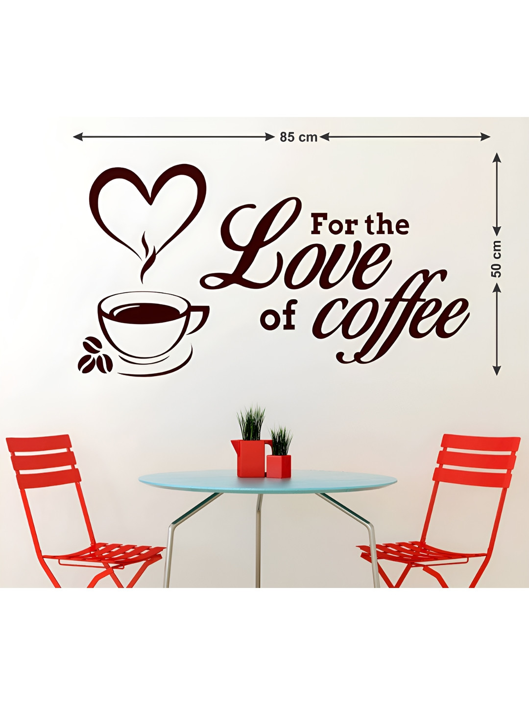 LANSTICK Brown Printed Matte-Finished Splash-Proof Eco-Friendly Wallpaper