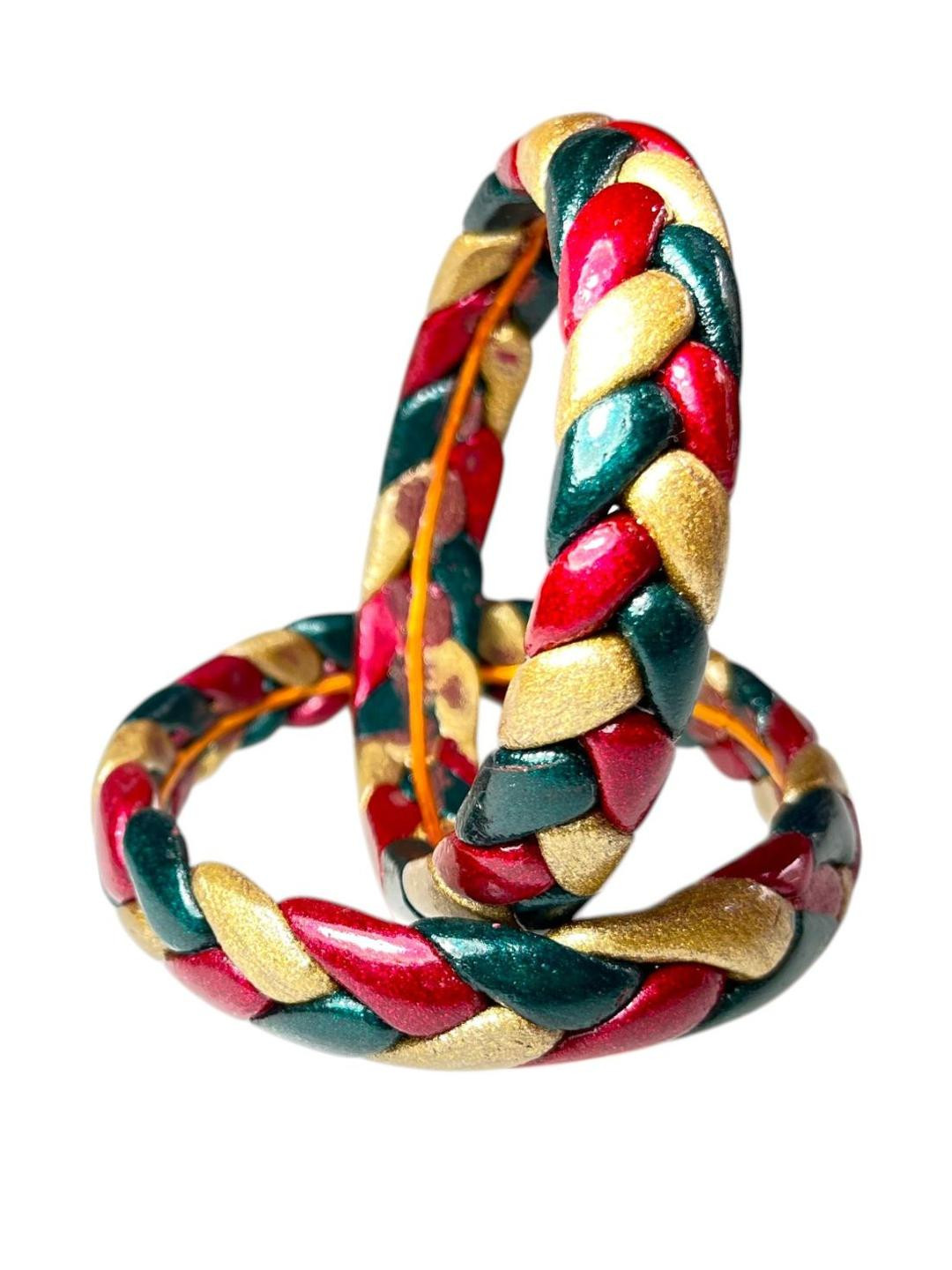 Aaroz and Company Multi Brass Bangle