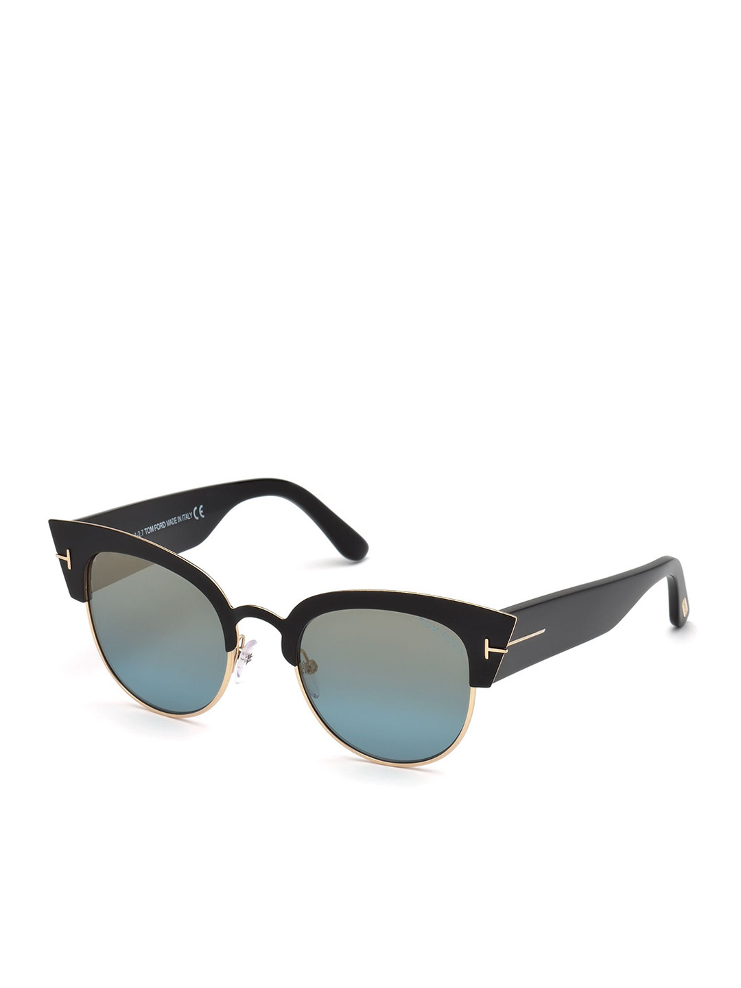 Tom Ford Women UV Protected Cateye Sunglasses FT0607 51 05X