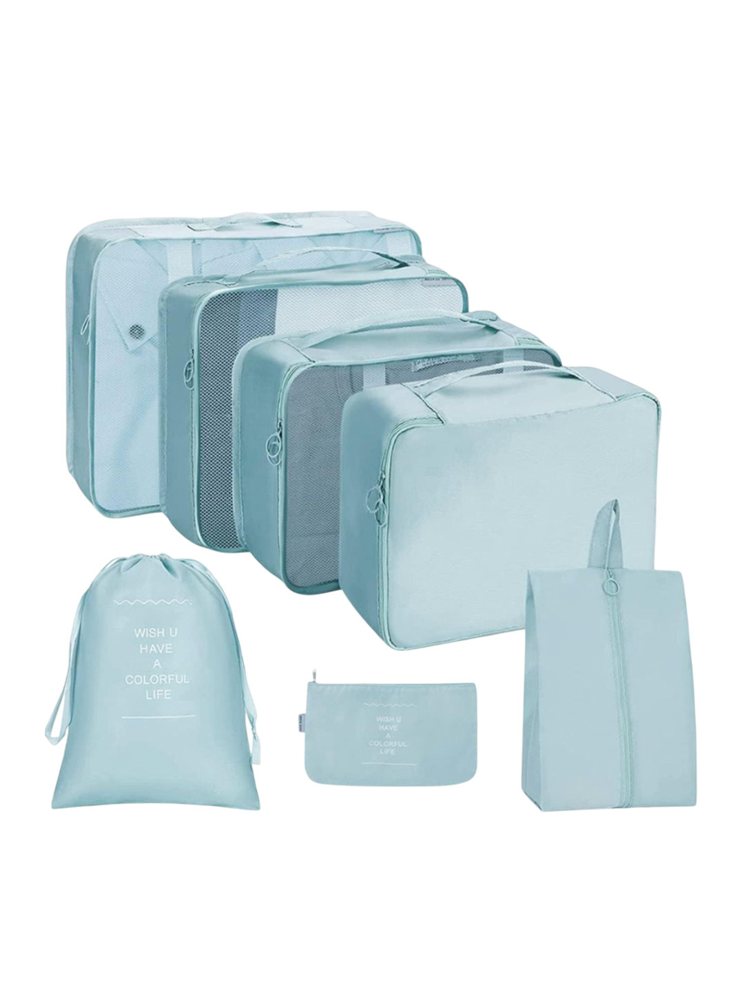 SWISS HORN Set Of 7 Waterproof & Lightweight Packing Organizer