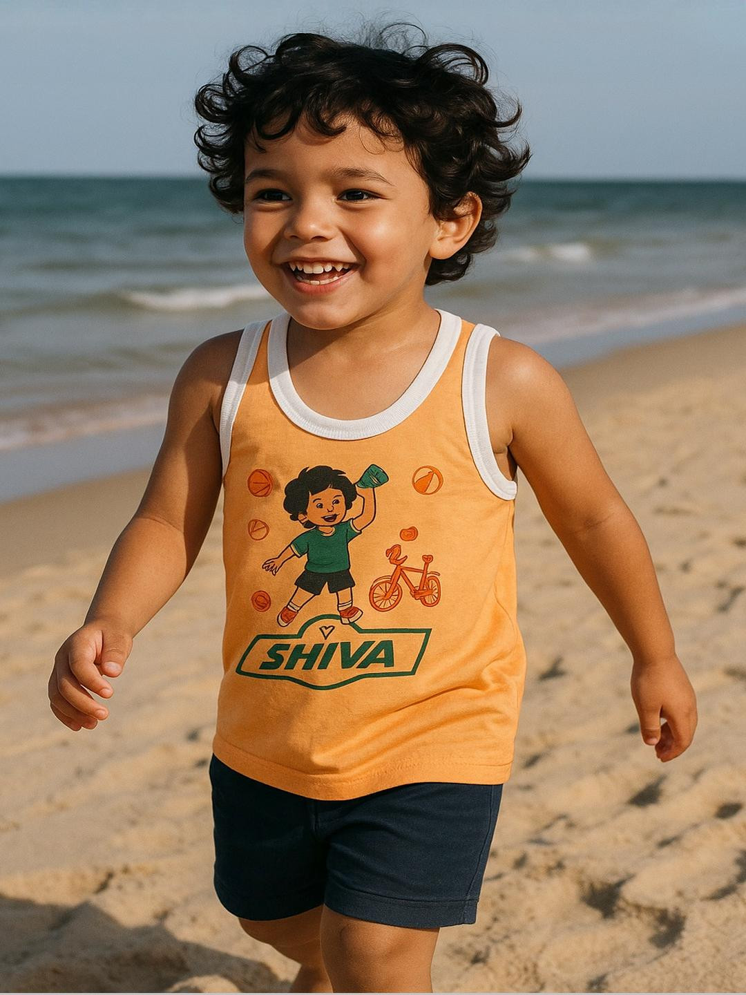 Cortica Pack of 3 Kids Cotton Vests