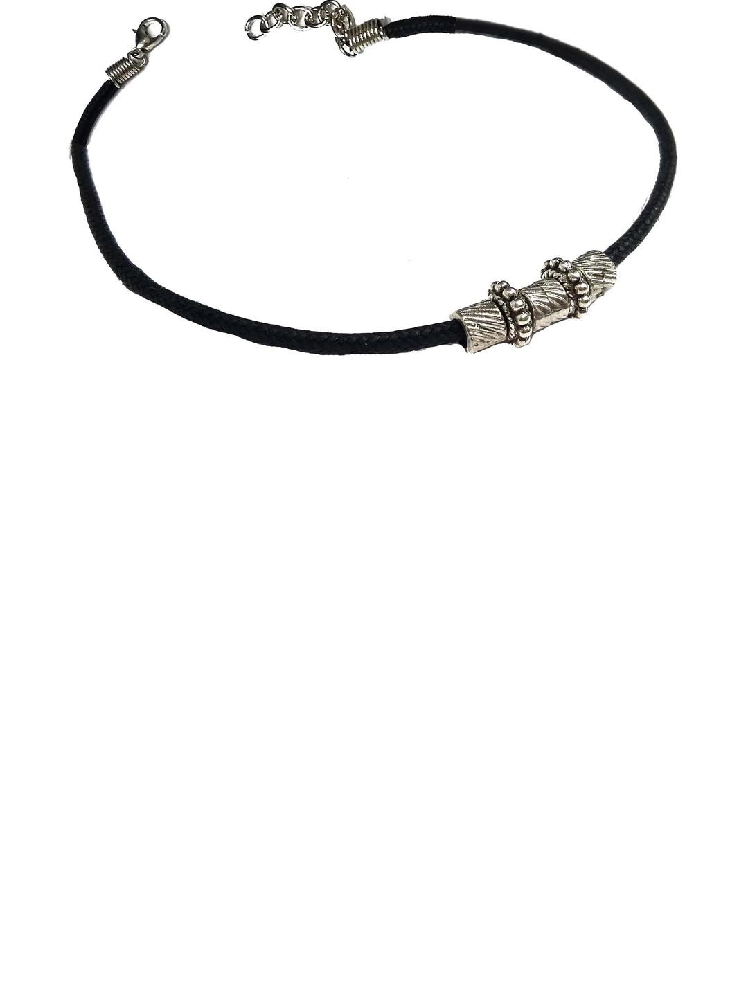 gurjari jewellers Unisex Carving Metal Beads Anklet