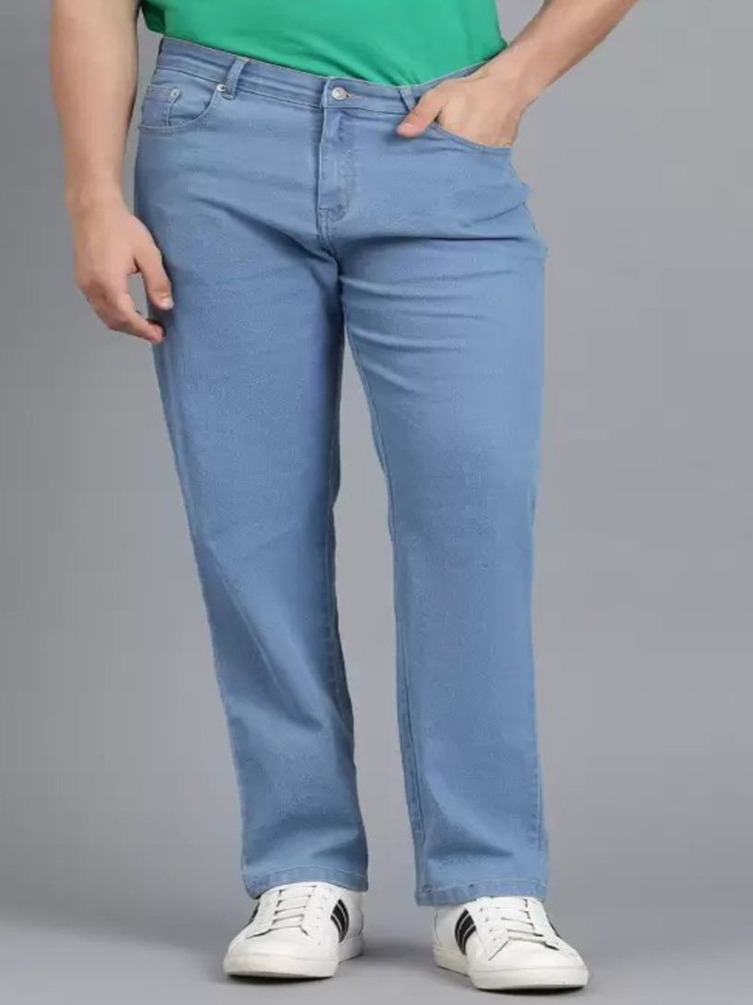 Playfeel Men Jean Mid-Rise Denim Jeans