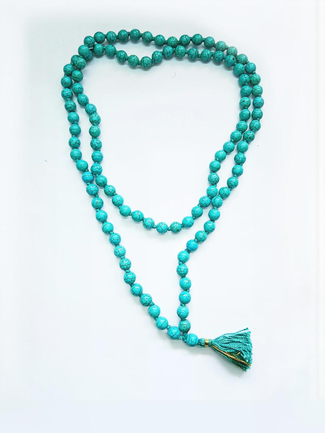 AURRA STORES Unisex Turquoise Blue  Ethnic Artificial Beads Slip-On Body Chain