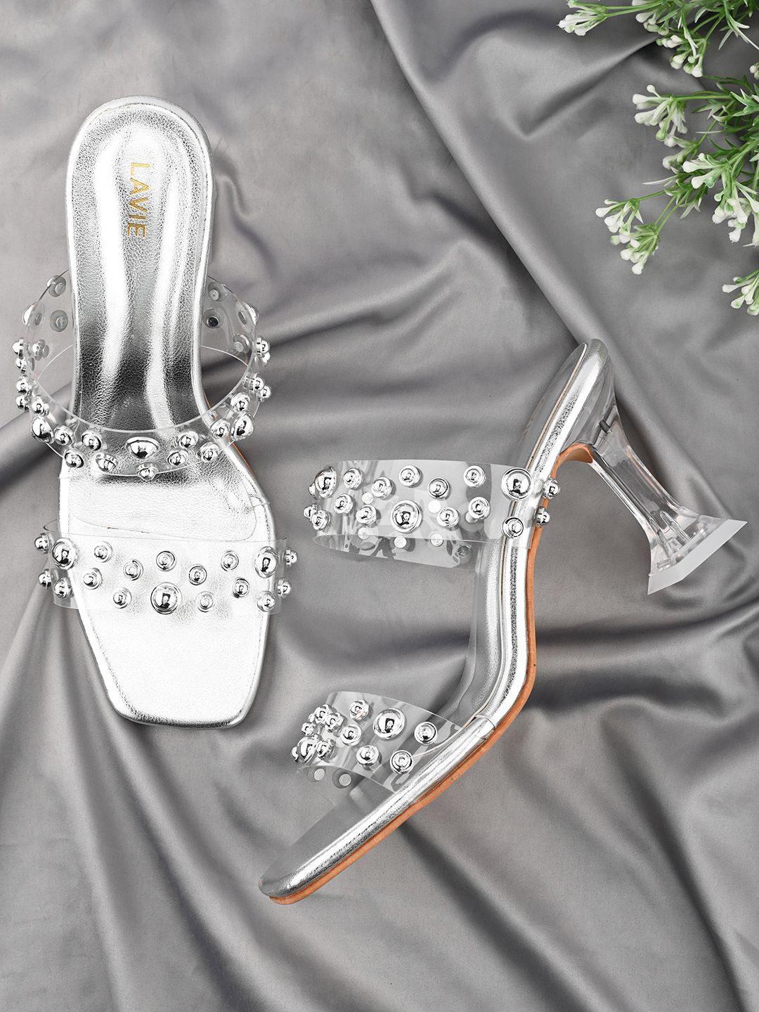 Lavie Women Embellished Slim Heel Sandals with Western - Embellished