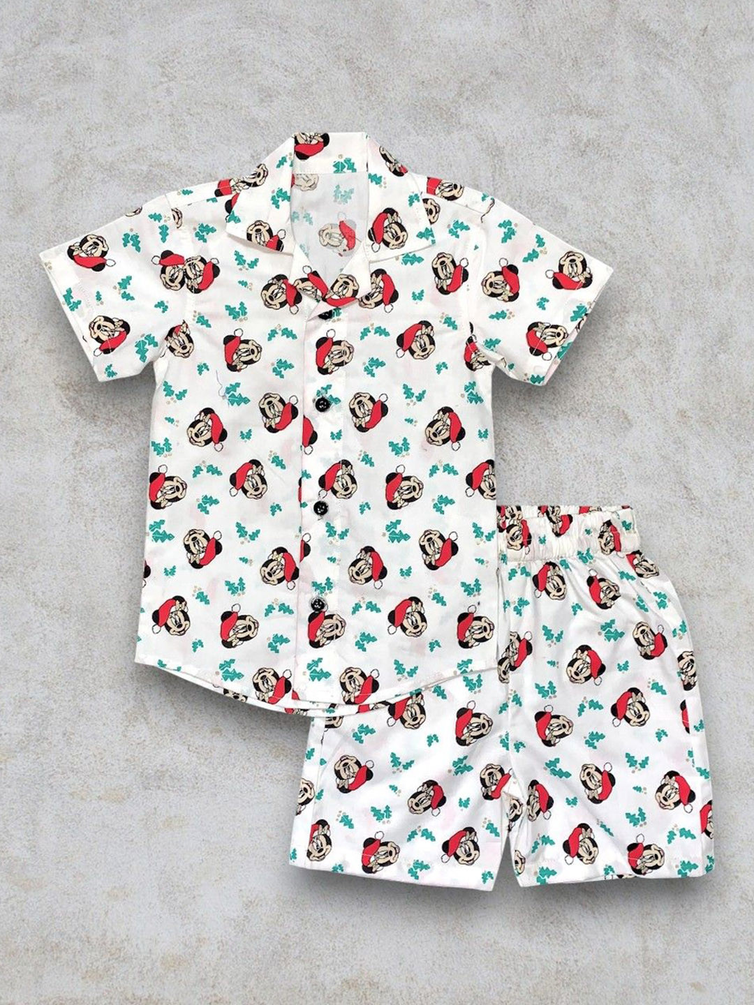 Anneca Girls Mickey Mouse Printed Clothing Set