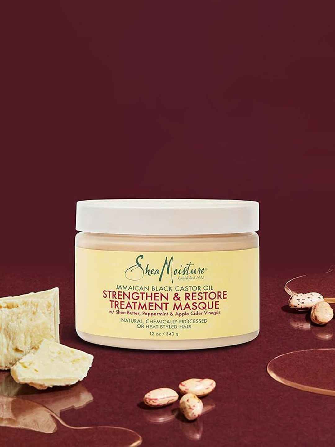 SHEA MOISTURE Black Castor Oil Strengthen & Restore Treatment Masque - 326 g