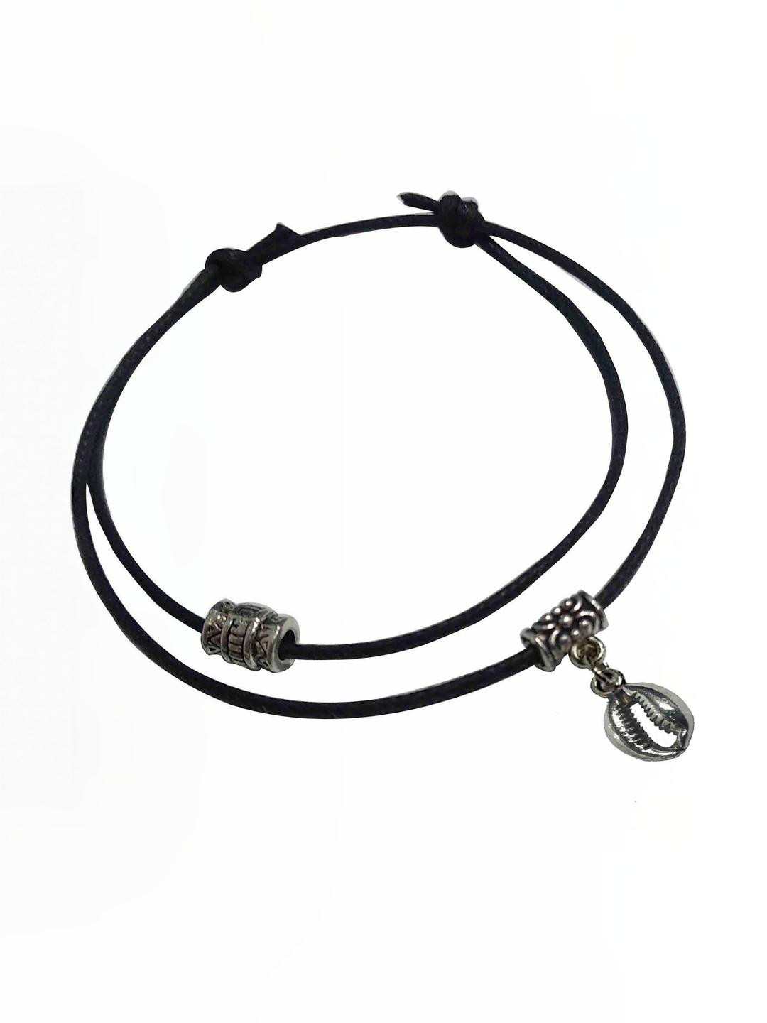 gurjari jewellers Shell Charm Adjustable Anklet