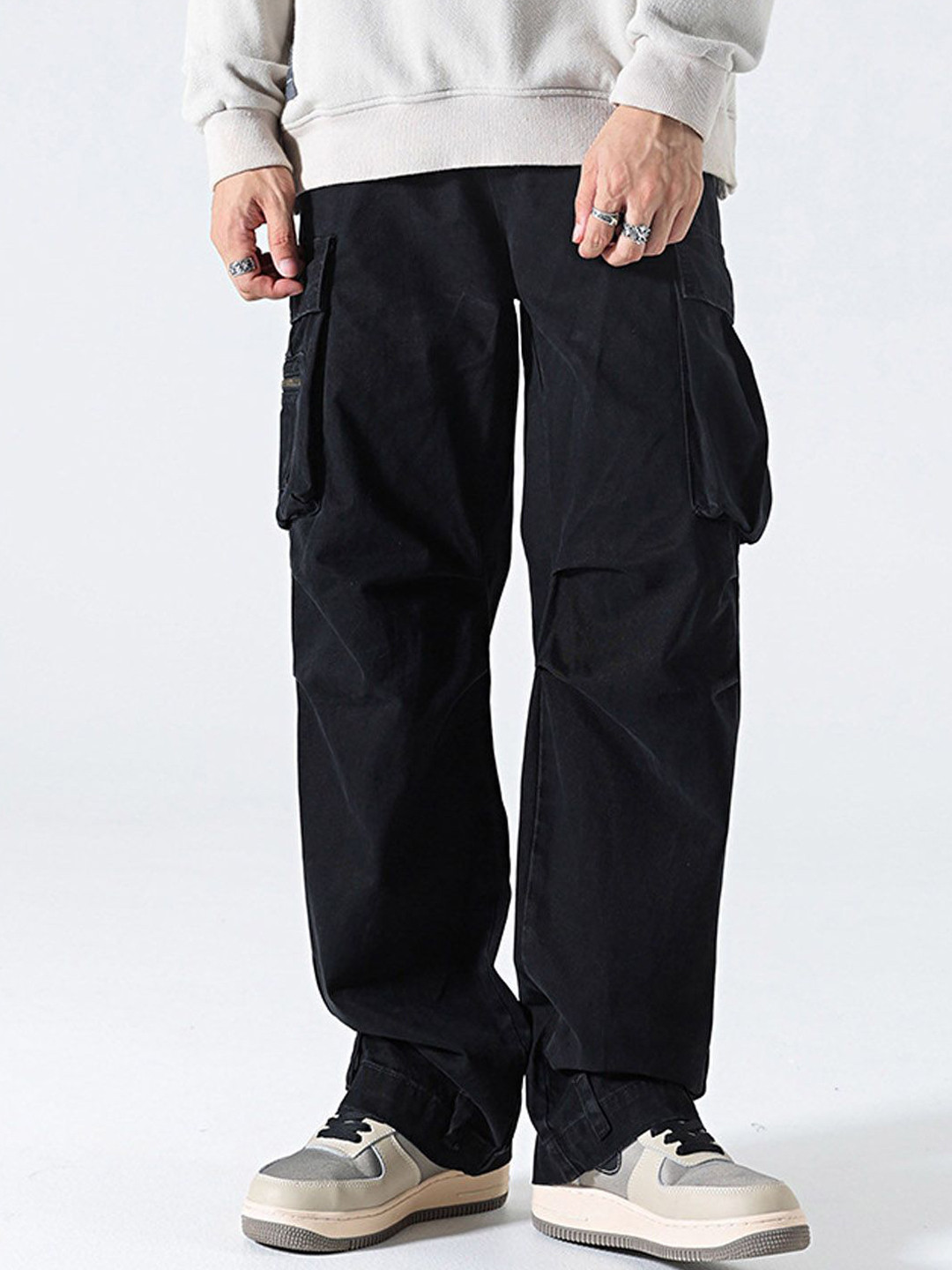 StyleCast Men Loose Fit Easy Wash Trousers