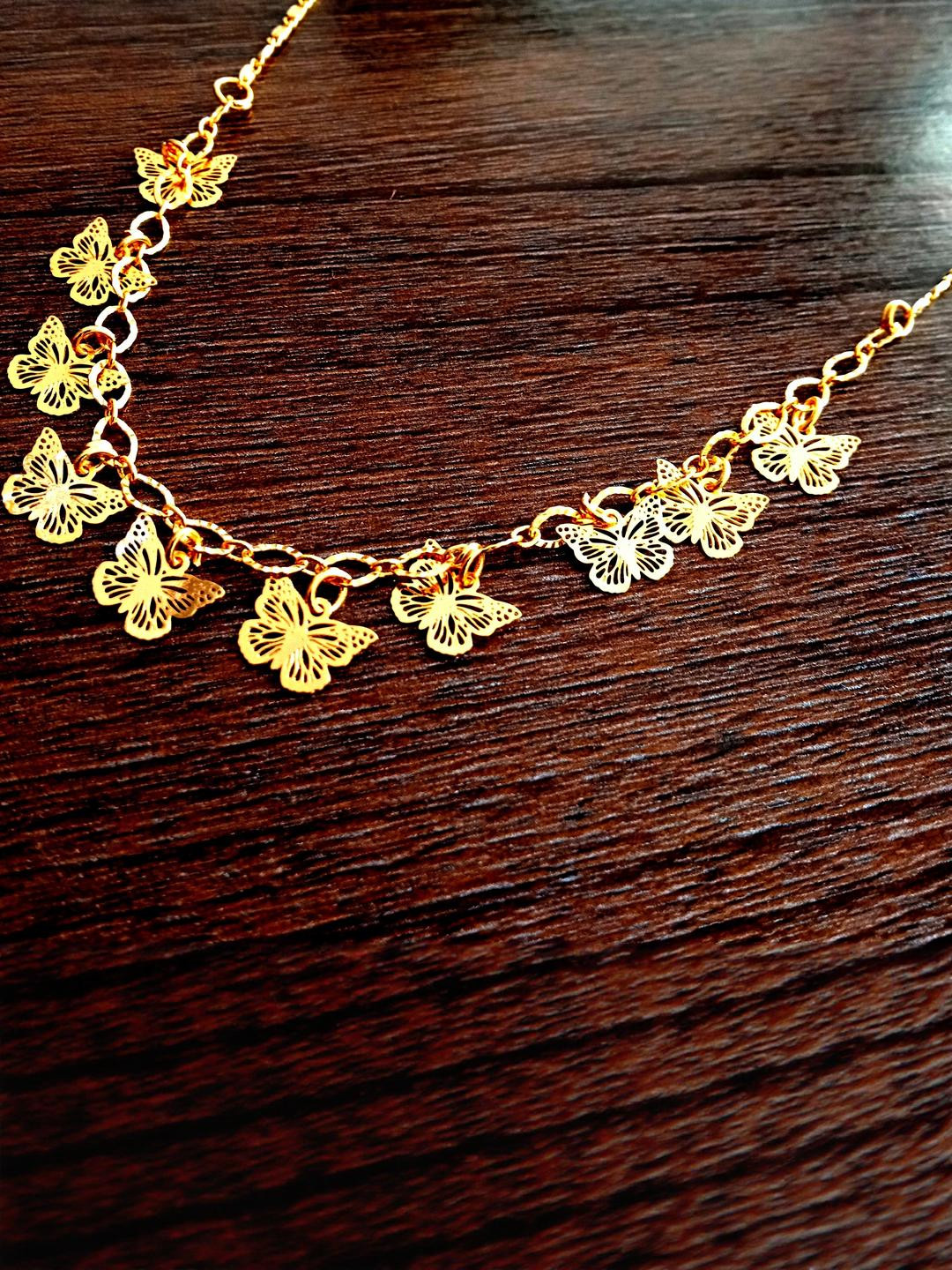 Nawab Collection Brass Ruby Gold-Plated Necklace