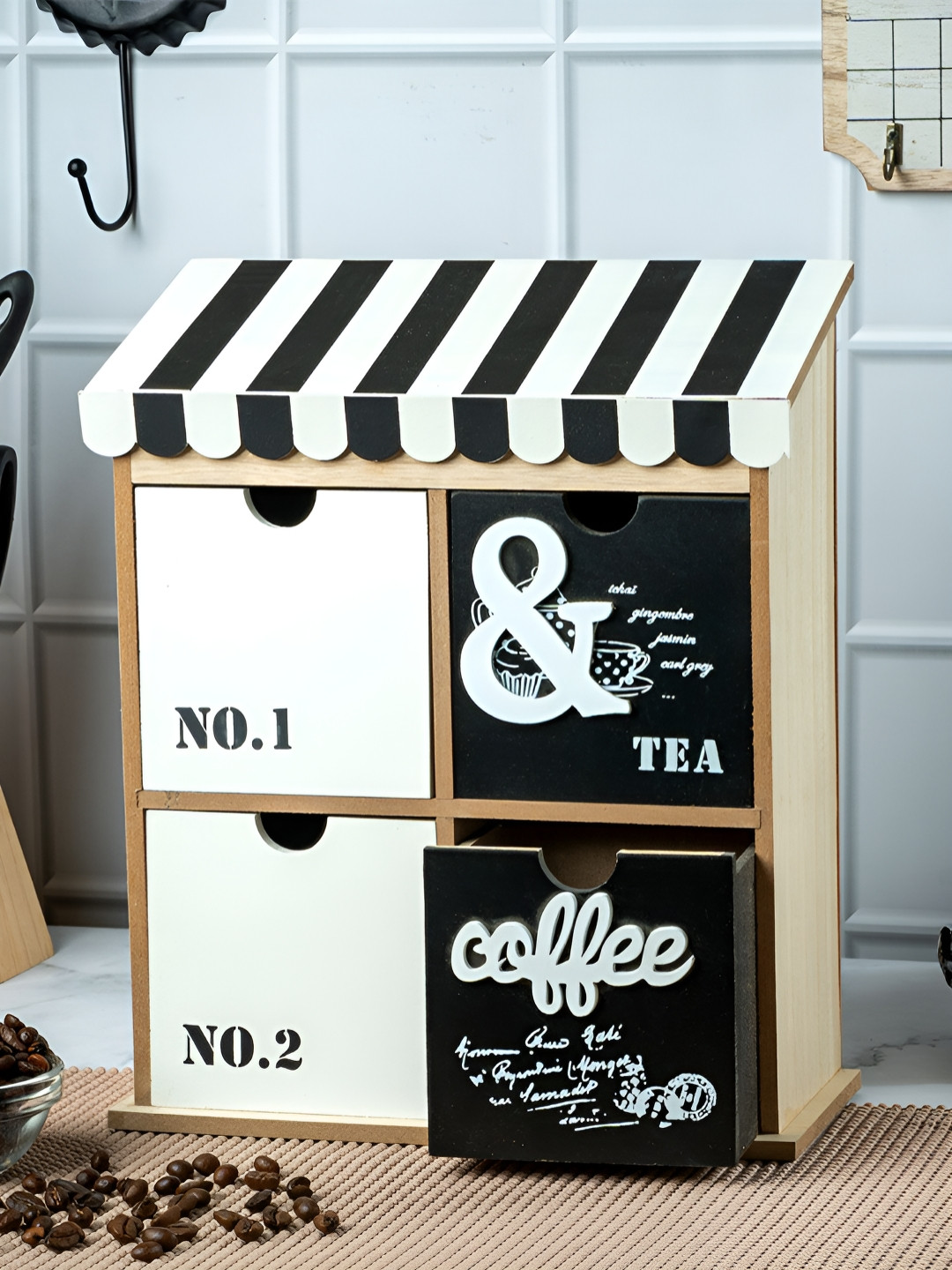 eazy wagon Black & White Reusable Multi-Utility Organisers