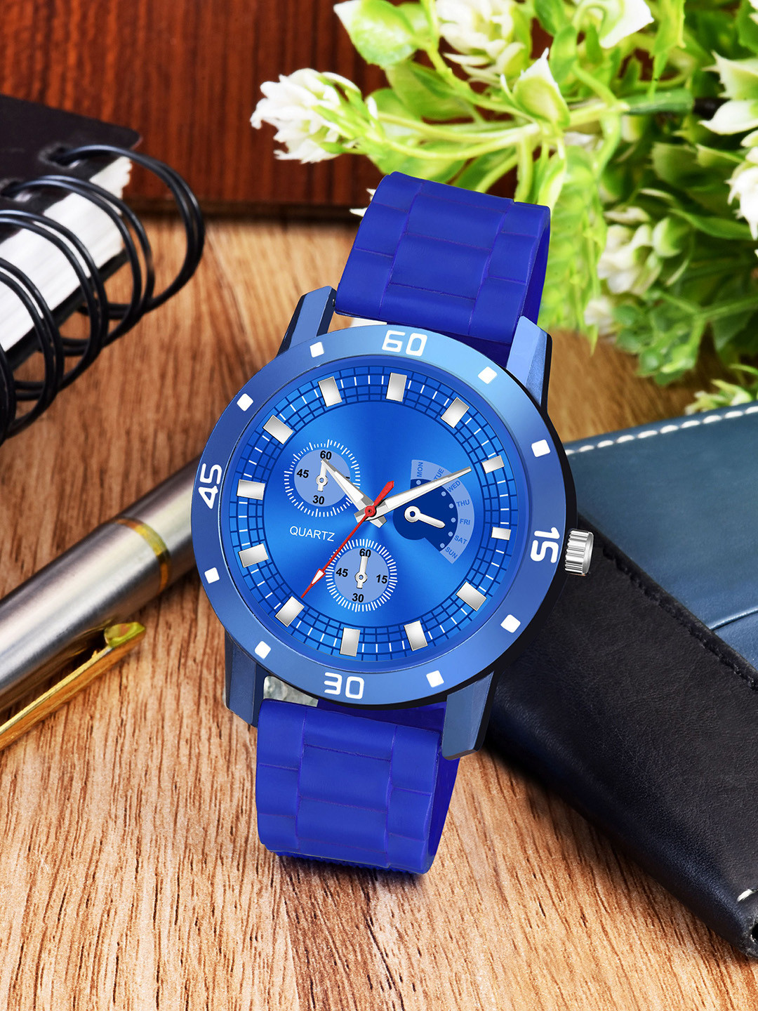 Gopal Shopcart Unisex Dial & Straps Analogue Watch Aeviyo BLU NEW PU