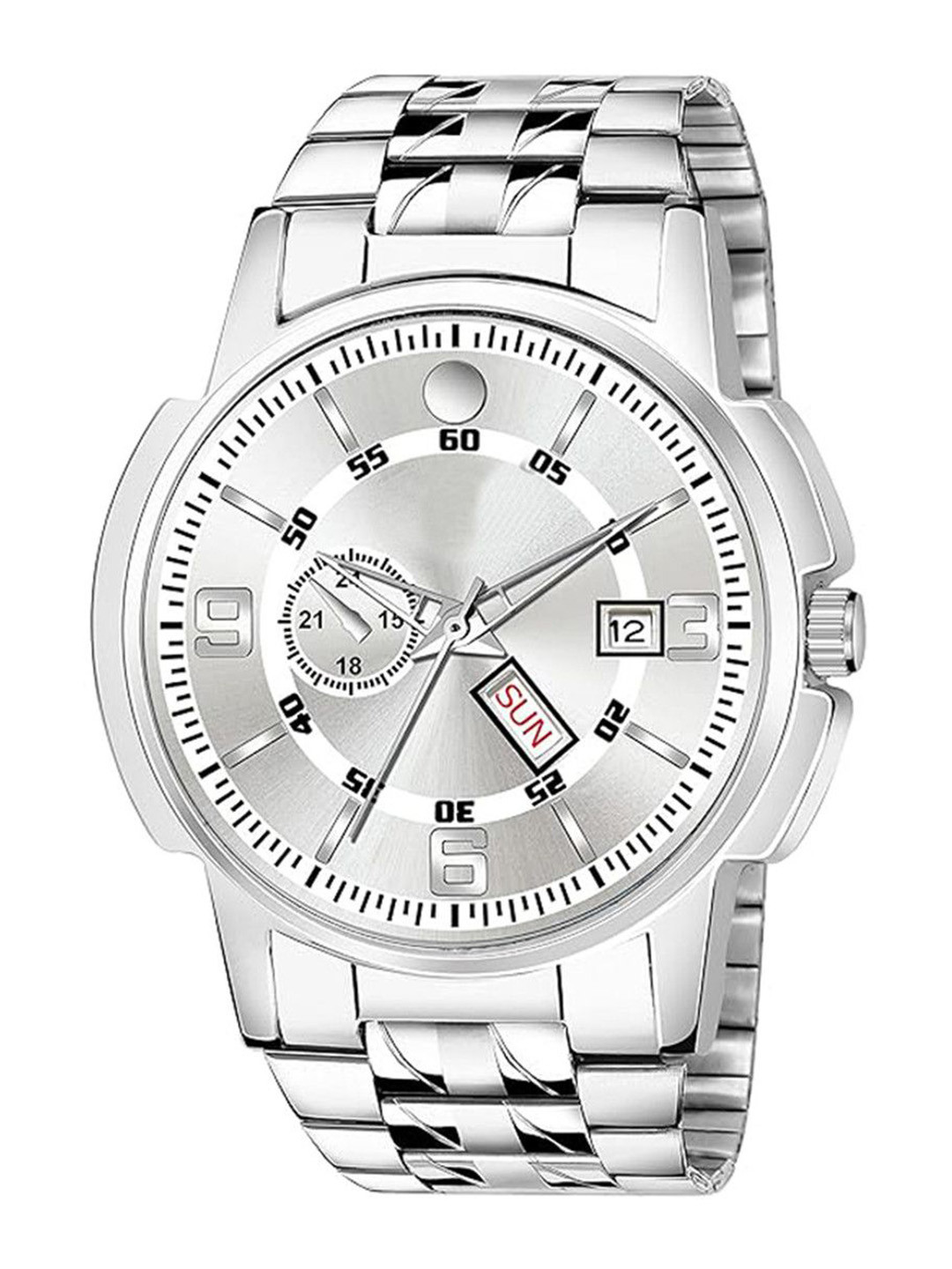 CSAMON Men Patterned Dial Date Aperture Analogue Watch IbarSLV WHPisaDD Stil