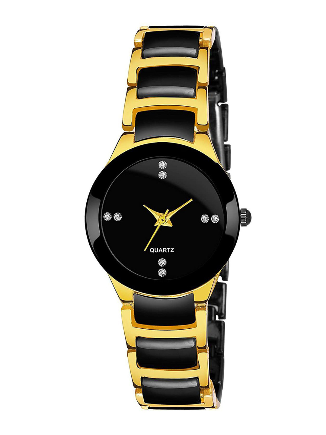 Gopal Shopcart Women Embellished Bracelet Style Straps Analogue Watch IIK Gold women-Multi