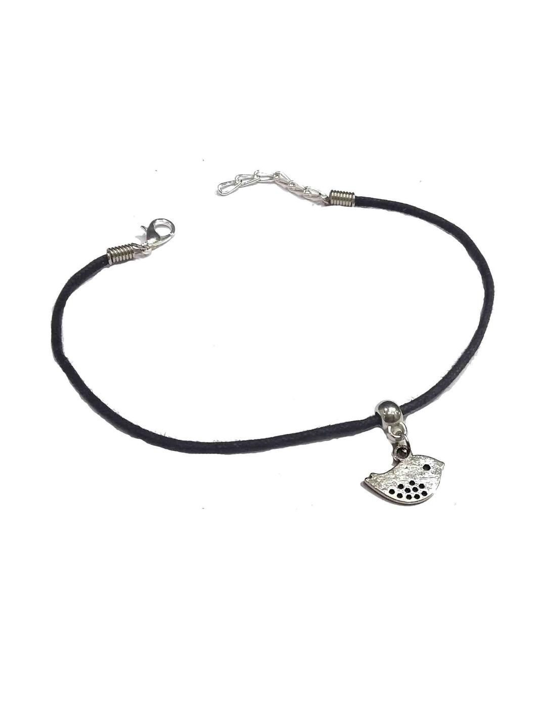 gurjari jewellers Thread Bird Charm Anklet
