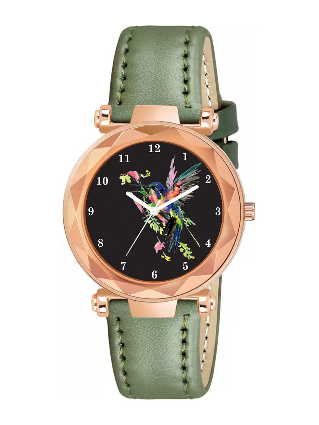 CSAMON Women Printed Dial & Straps Analogue Watch GR379RG Chakali GRE L