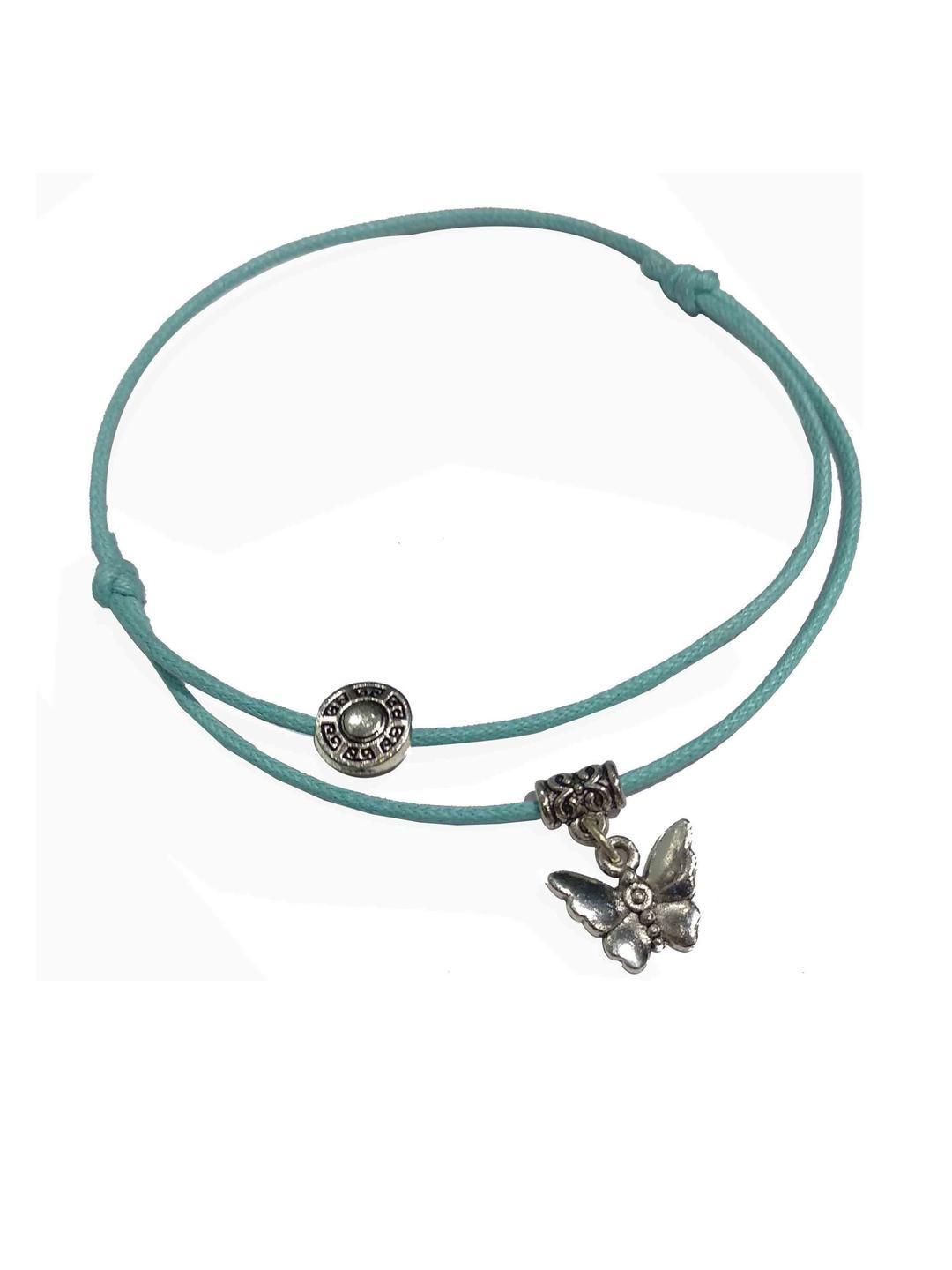 gurjari jewellers Thread Butterfly Anklet