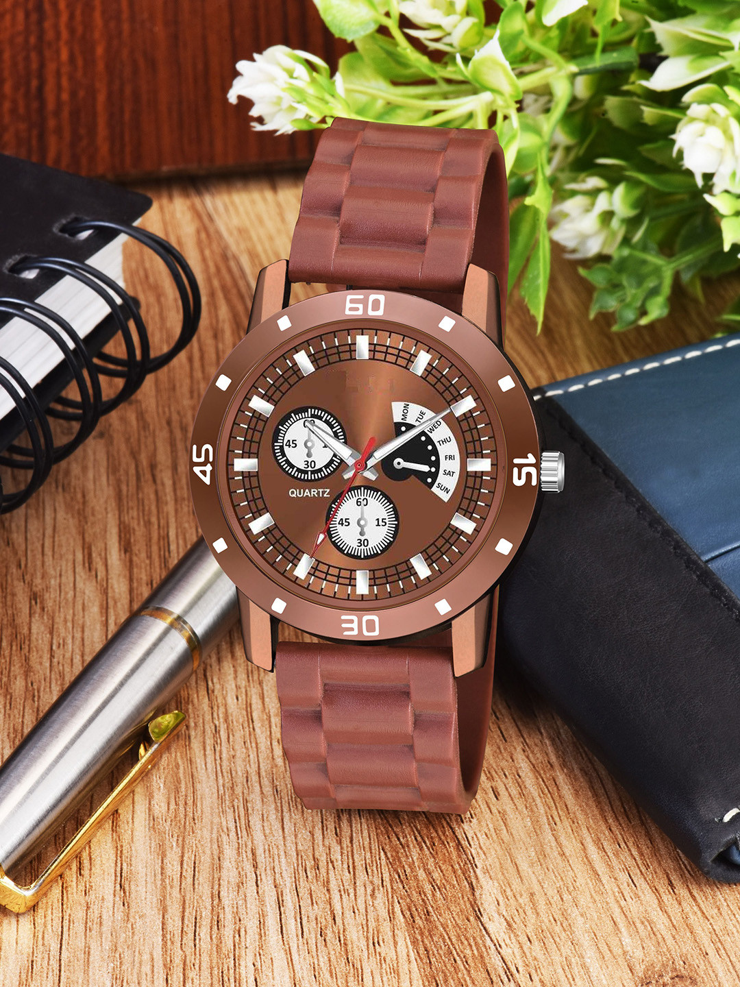 Gopal Shopcart Unisex Bracelet Style Straps Analogue Watch Aeviyo BRO NEW PU