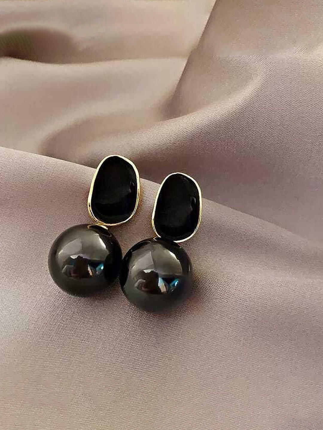 Celestria Spherical Shaped Drop Earrings