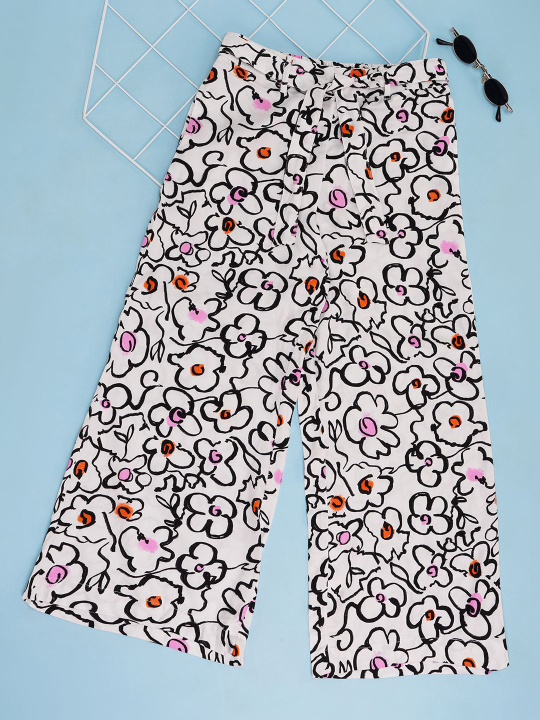 Pantaloons Junior Girls Floral Printed Culottes Trousers