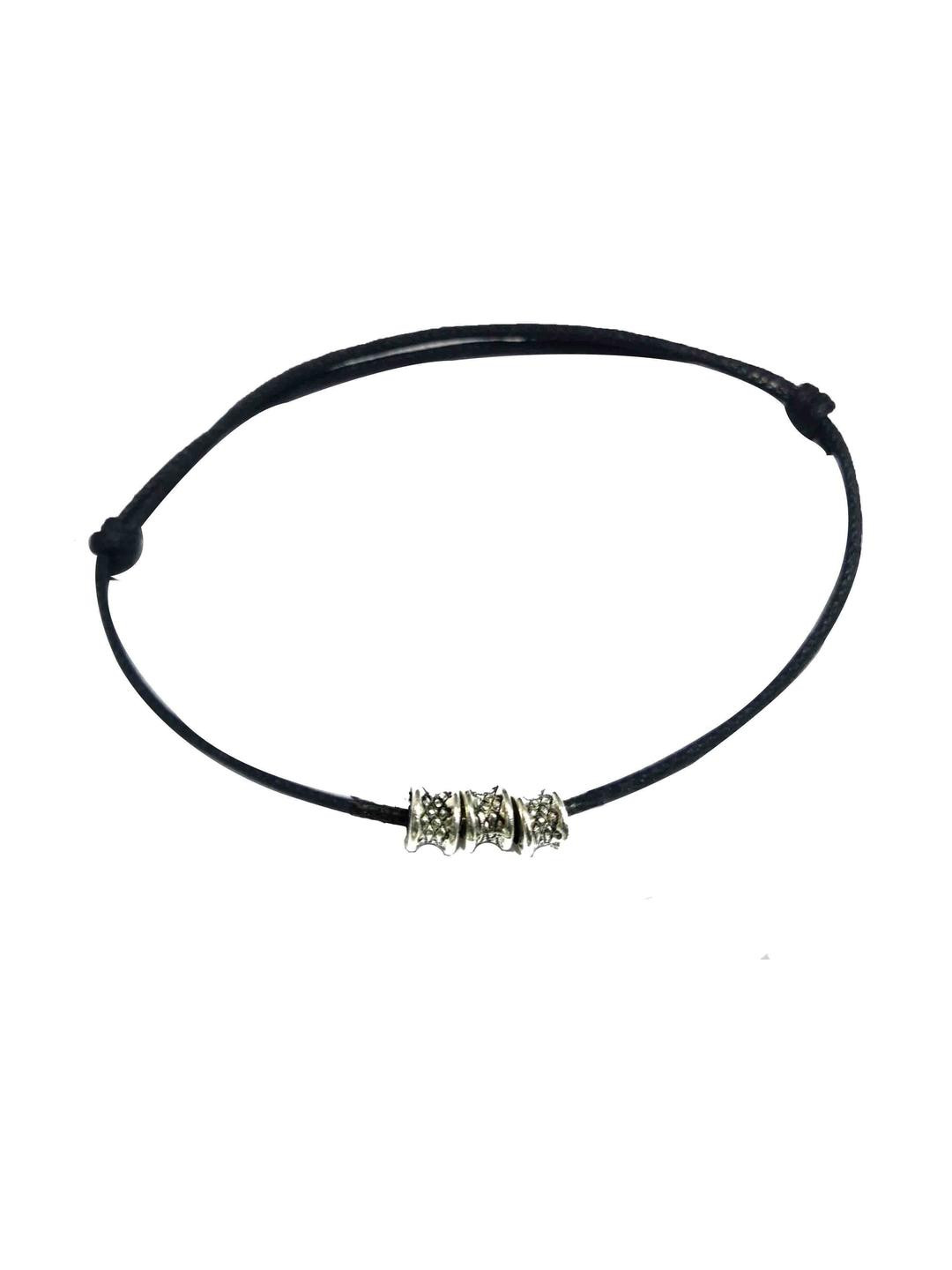 gurjari jewellers Black Thread Anklet