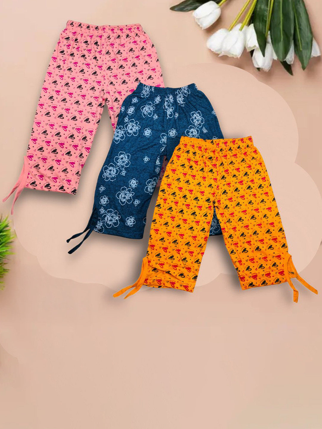 FRANSCART Girls Printed Capris