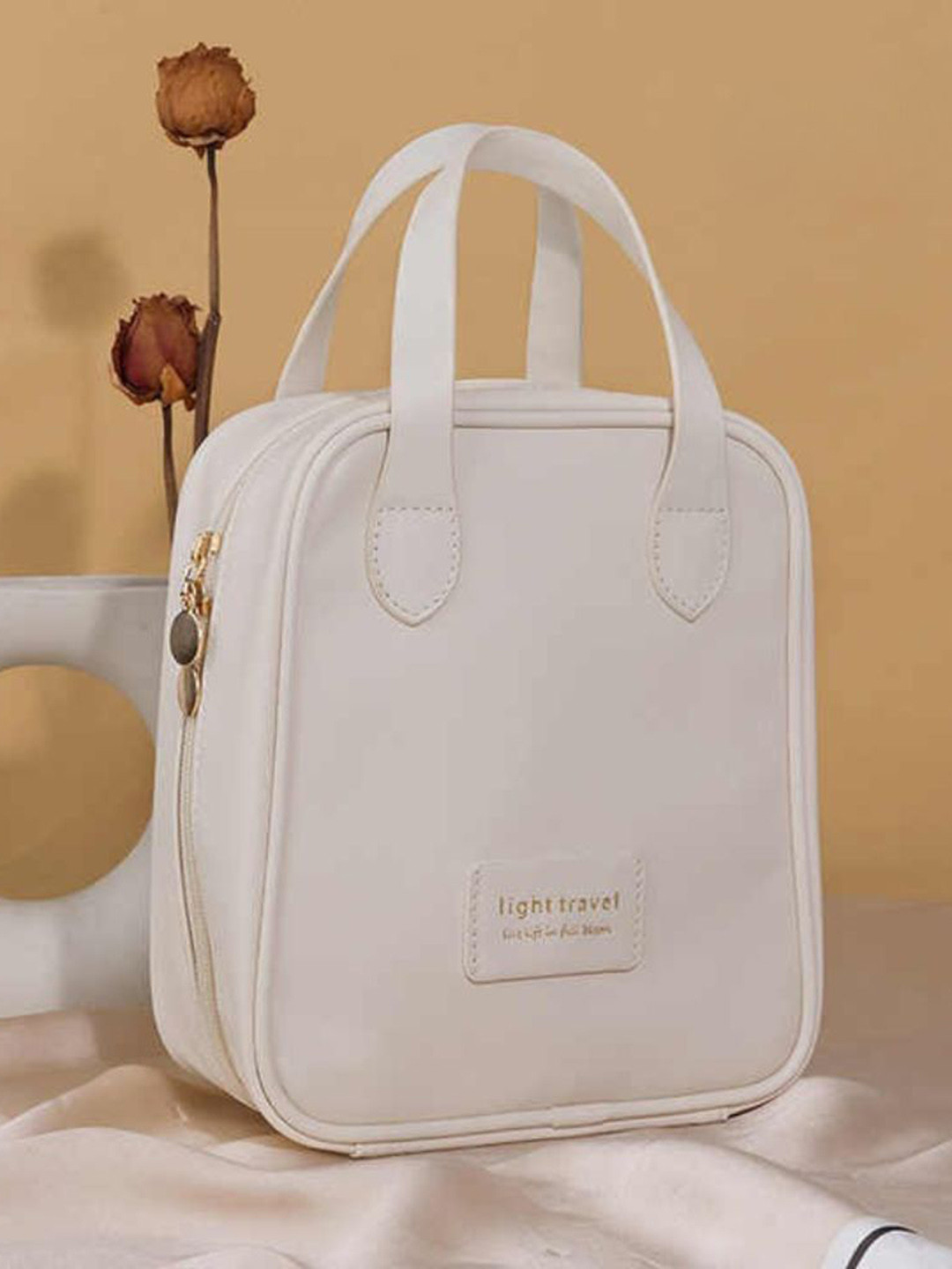 SWISS HORN Leather Waterproof Makeup Pouch