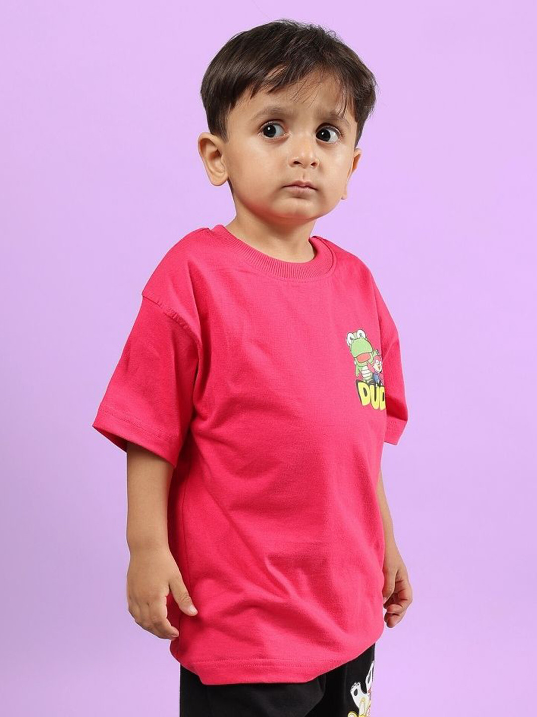 WEARDUDS PORORO Kids Printed Oversized Pure Cotton T-shirt