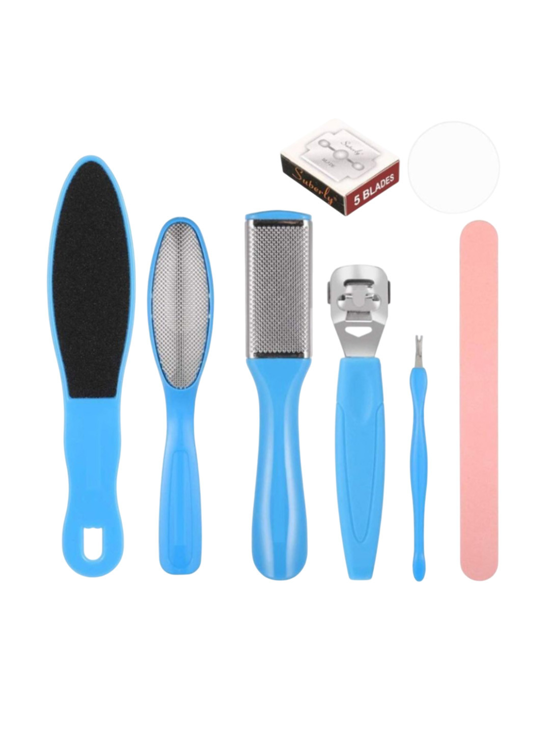 MEPOINT Set Of 8 Foot Filer - Blue