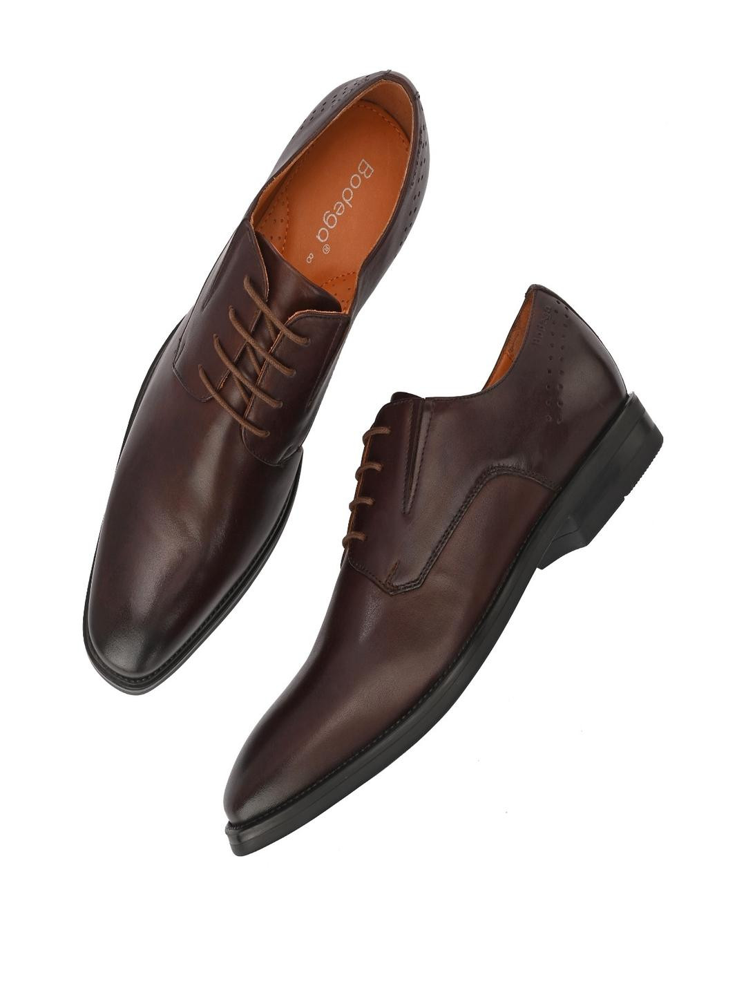 BODEGA Men Leather Derbys lace-up Shoes