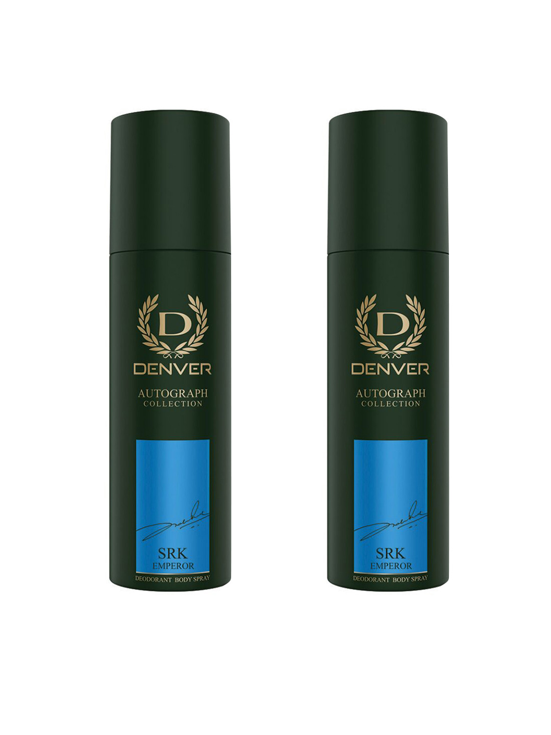 Denver Men Set of 2 SRK Emperor Autograph Collection Deodorants - 140 ml Each