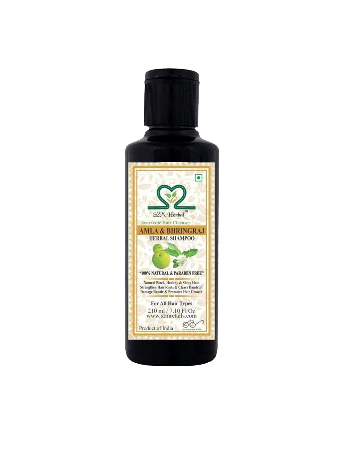 S2M Herbal Amla & Bhringraj Herbal Shampoo - 210 ml